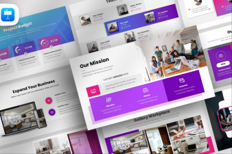 Modern Business Plan Keynote Template